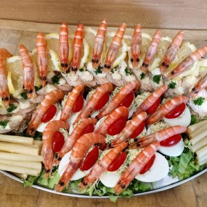 Saumon frais et sa garniture