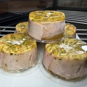 Aspic printanier - jambon blanc